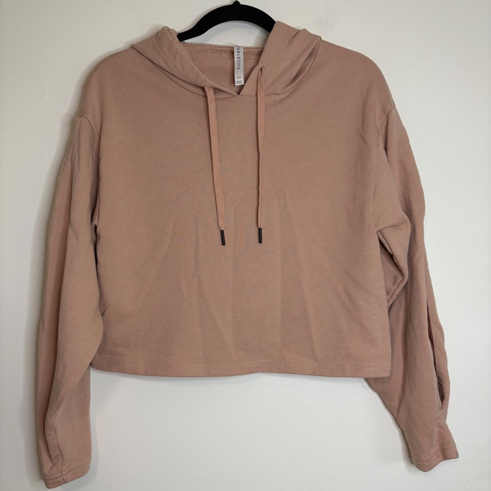 Fabletics Cropped Hoodie Pullover Athleisure Activewear Lounge Top XS